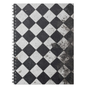 Carnet Arlequin noir et blanc