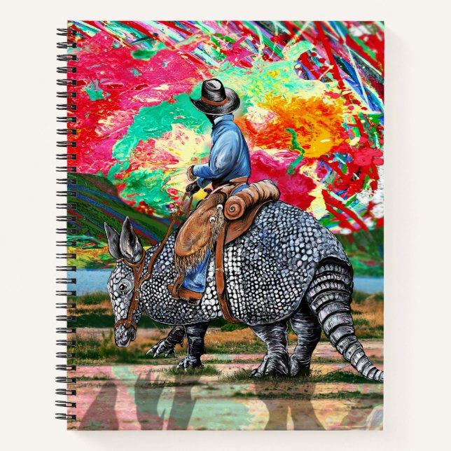 Carnet Armadillo Cowboy (Devant)