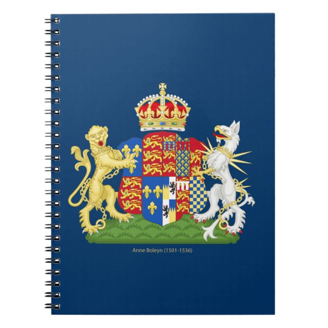 Carnet Armoiries Anne Boleyn (Devant)