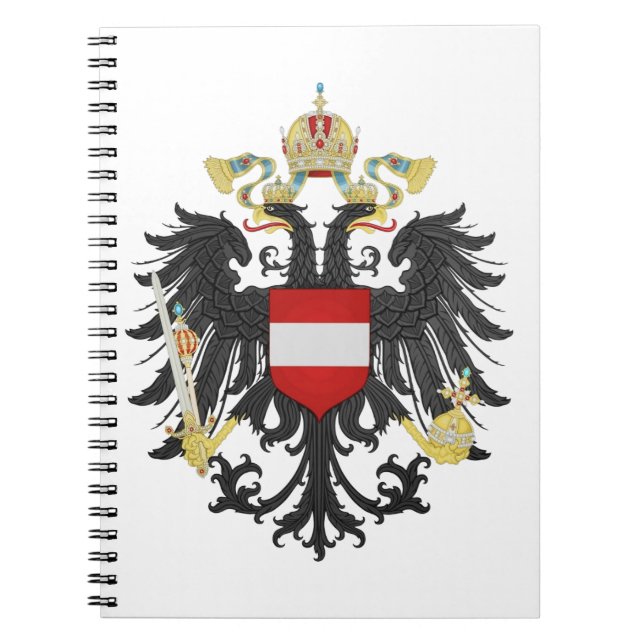 Carnet Armoiries d'Autriche-Hongrie drapeau (Devant)