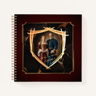 Carnet Armoiries de Chevalier Moyen Age Vieux