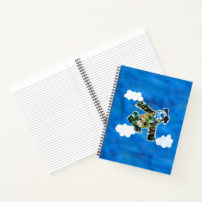 Carnet Army Jet "Art by Kids" (Intérieur)
