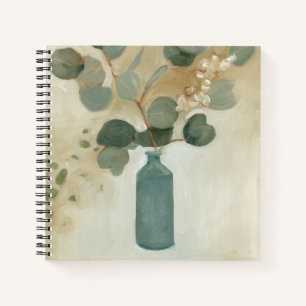 Carnet Arrangement neutre - Verdure dans le Vase