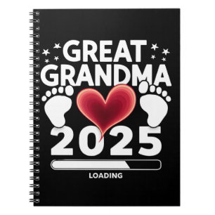 Carnet Arrière-mémé Chargement 2025 Annonce de grossesse