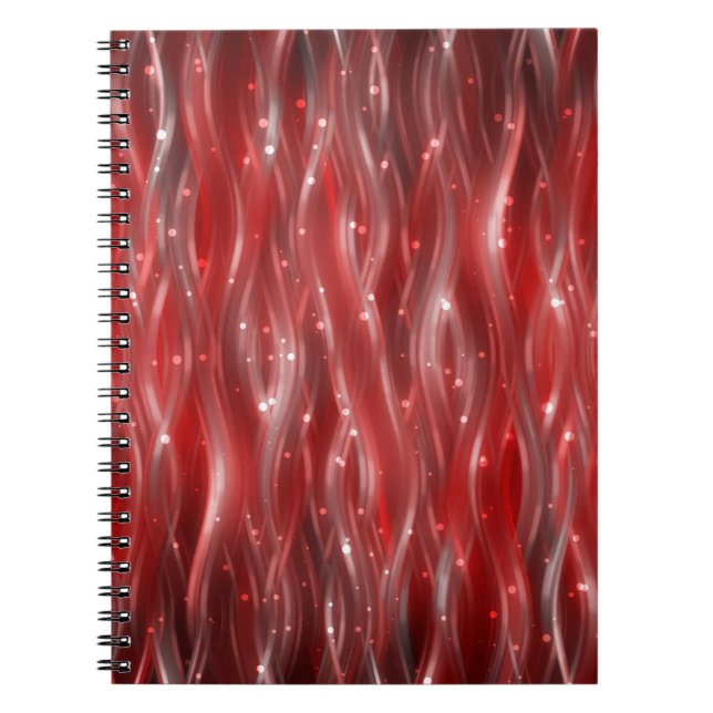 Carnet arrière - plan abstrait. arrière - plan rouge avec (Devant)