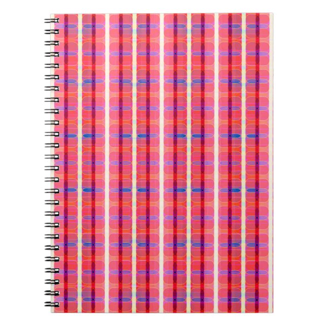 Carnet arrière - plan abstrait, entrelacé coloré (Devant)