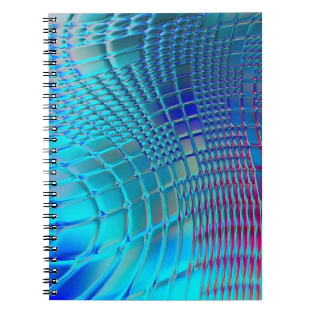 Carnet arrière - plan Abstrait. Papier peint design ondul (Devant)