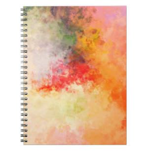 Carnet Arrière - plan Abstrait peint brossé. Brosse