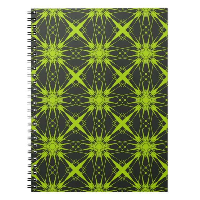 Carnet Arrière - plan abstrait vert. Mode graphique.abstr (Devant)