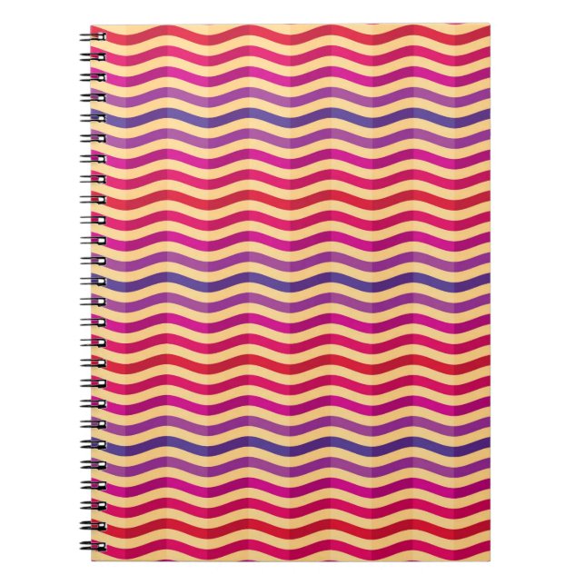 Carnet Arrière - plan avec des rayures dans rétros 3 (Devant)