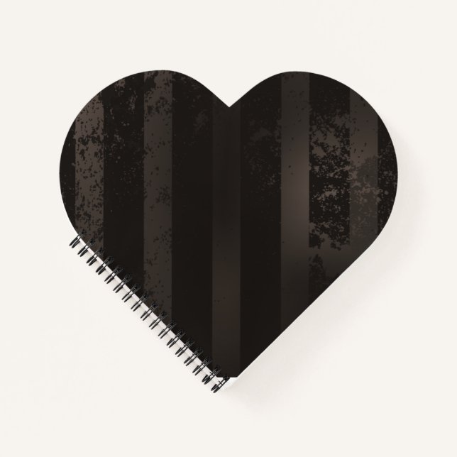 Carnet Arrière - plan brun rayé Steampunk (Devant)