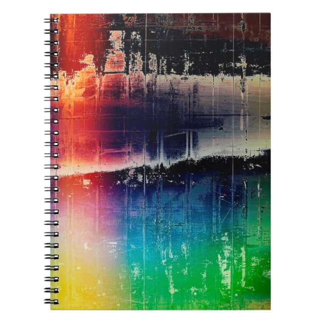 Carnet Arrière - plan de grunge traditionnel, texture ray (Devant)