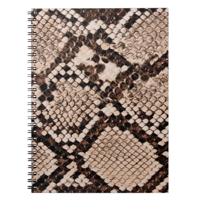 Carnet arrière - plan de la texture de la peau du serpent (Devant)
