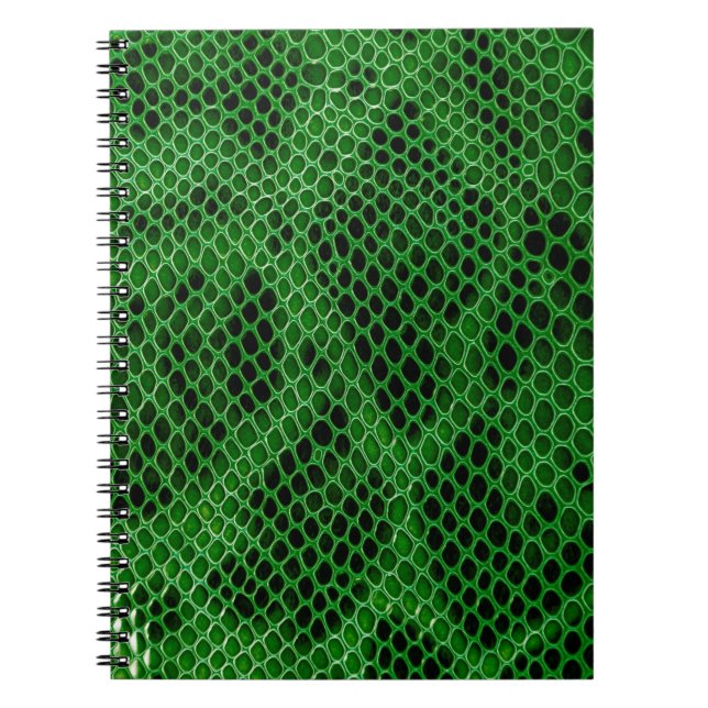 Carnet Arrière - plan de peau de serpent (Devant)