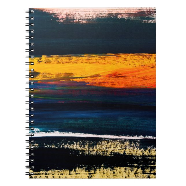 Carnet arrière - plan de peinture d'art Abstrait. Art mod (Devant)