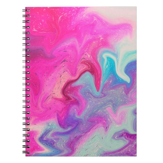 Carnet Arrière - plan de peinture mixte (Devant)