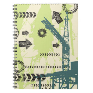 Carnet Arrière - plan de pointe abstrait