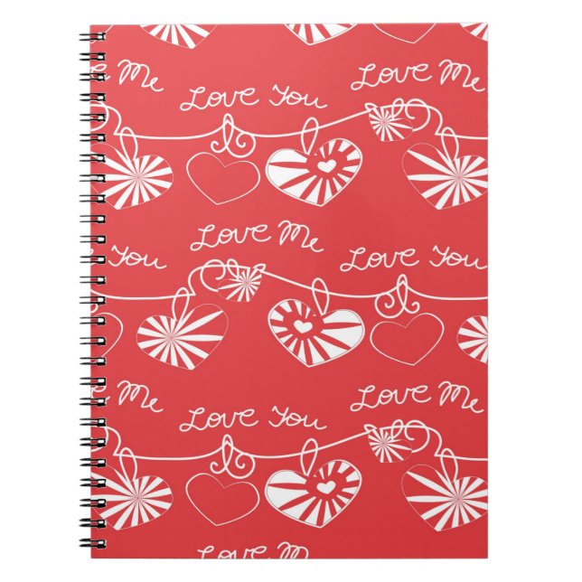 Carnet Arrière - plan de Saint Valentin (Devant)