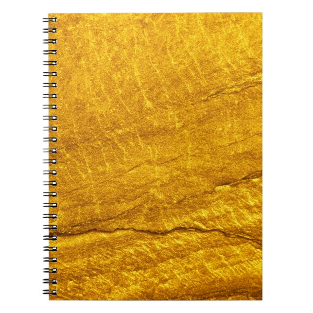 Carnet Arrière - plan de texture de pierre d'or. abstrait (Devant)