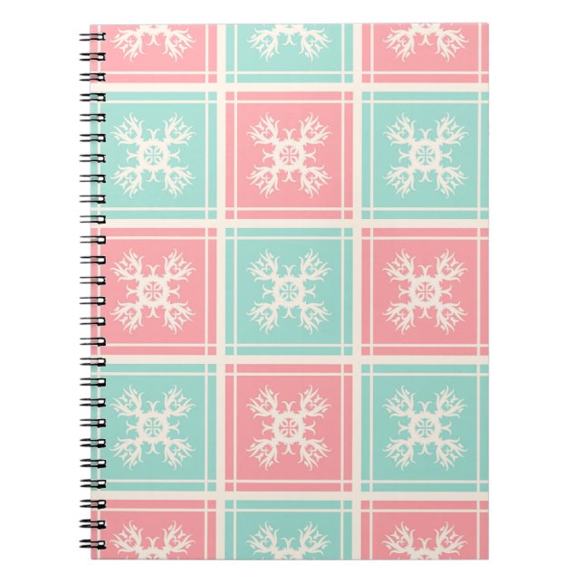 Carnet Arrière - plan décoratif avec éléments sans soudur (Devant)