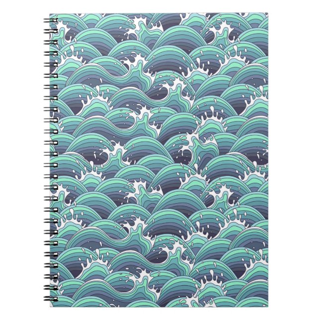 Carnet Arrière - plan décoratif Sea Wave (Devant)