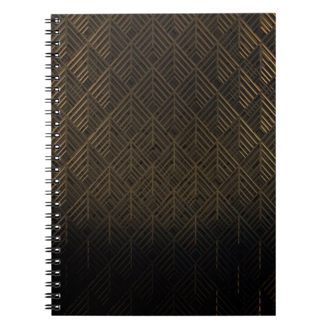 Carnet Arrière - plan d'illustrations 3D Art Déco (Devant)