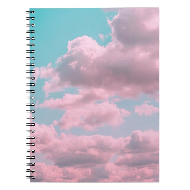Carnet Arrière - plan esthétique avec beau ciel turquoise (Devant)