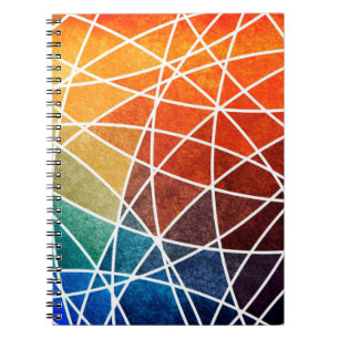 Carnet Arrière-plan géométrique abstrait, vieillissement
