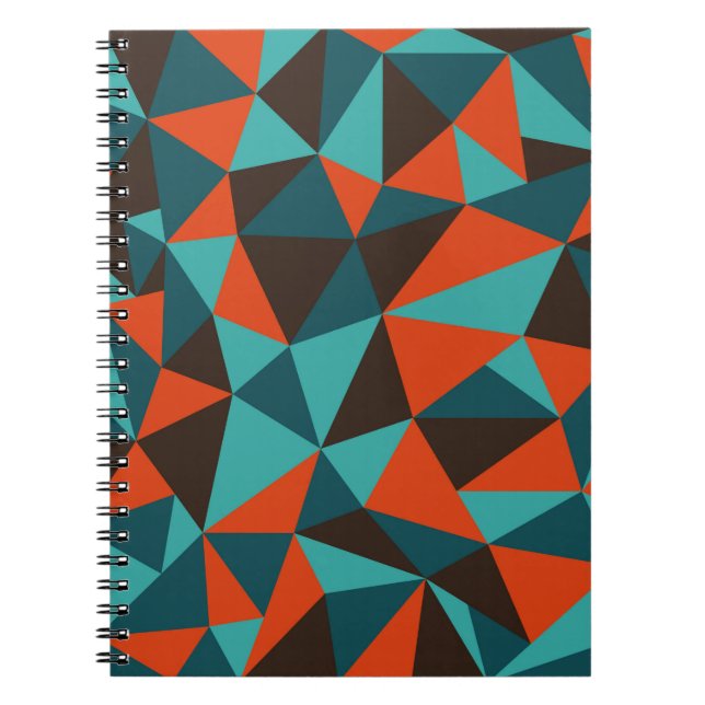 Carnet arrière - plan géométrique rétro Abstrait - Vintag (Devant)