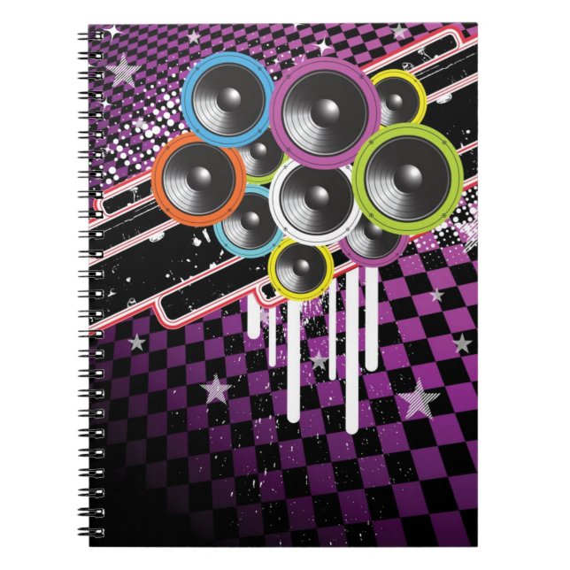Carnet Arrière - plan grunge (Devant)