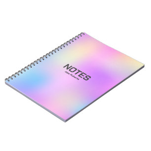 Carnet Arrière - plan holographique coloré n° 3