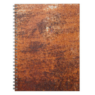 Carnet Arrière - plan métallique rouillé