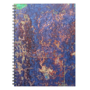 Carnet arrière - plan métallique rouillé Abstrait corrodé