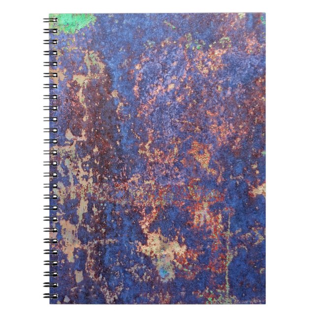 Carnet arrière - plan métallique rouillé Abstrait corrodé (Devant)