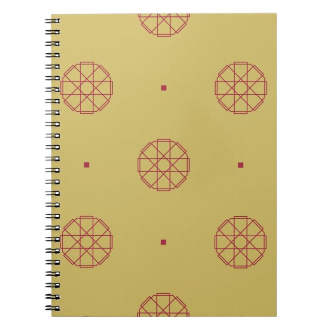 Carnet Arrière - plan motif Art déco transparent. abstrai (Devant)