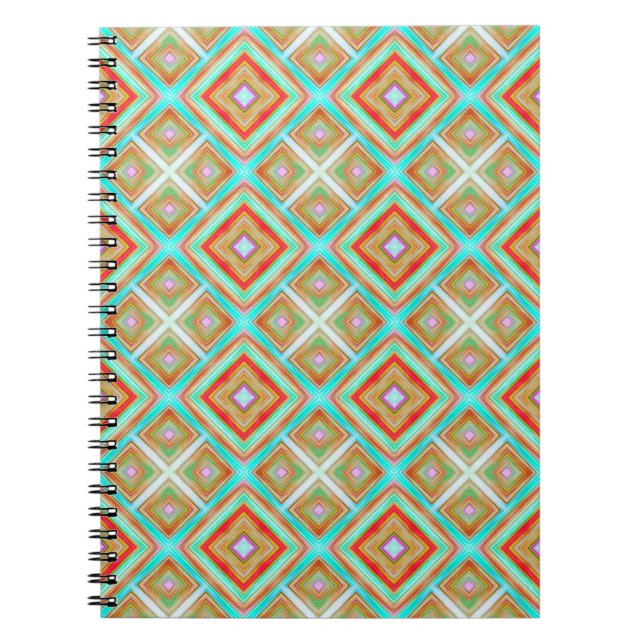 Carnet Arrière-plan motif coloré, art, (Devant)