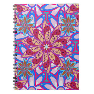 Carnet Arrière - plan motif couleur ressort sans faille.