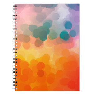 Carnet arrière - plan orange Abstrait. Illustration