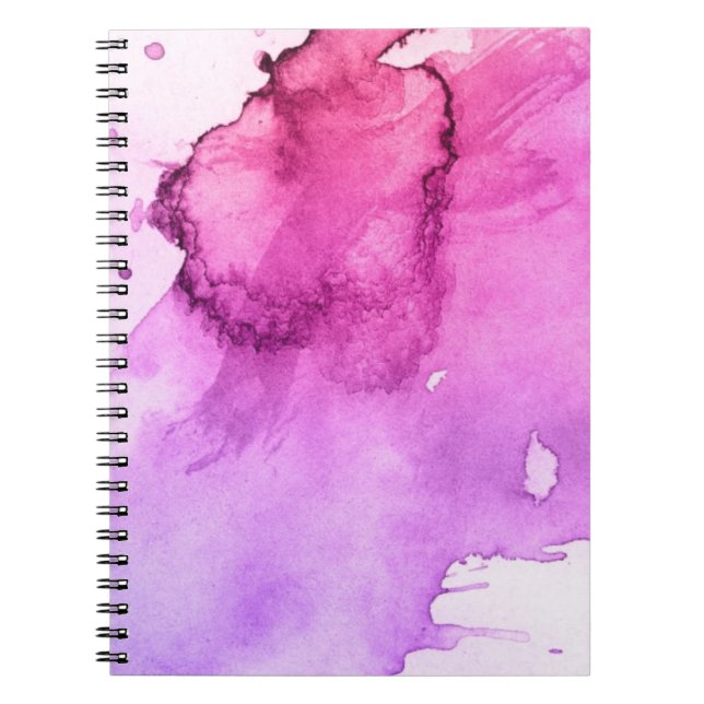Carnet Arrière - plan peint à la main 5 d'aquarelle (Devant)