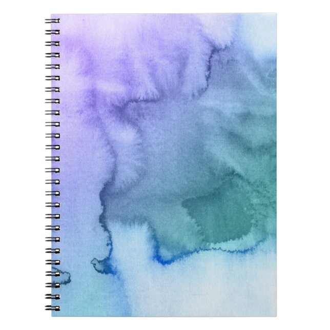 Carnet Arrière - plan peint à la main 6 d'aquarelle (Devant)