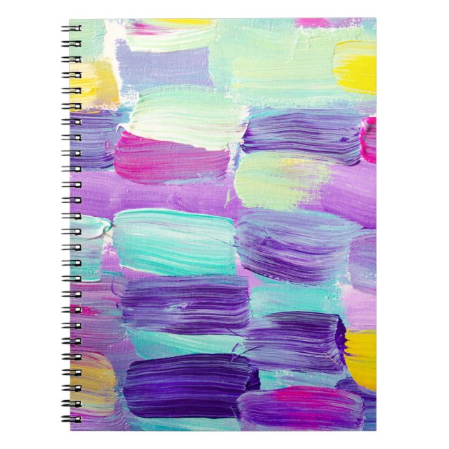 Carnet Arrière - plan peint à la main abstrait créatif, w (Devant)