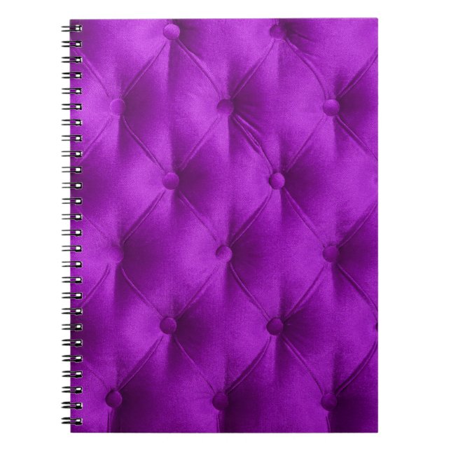 Carnet Arrière - plan textile violet velours violet capit (Devant)