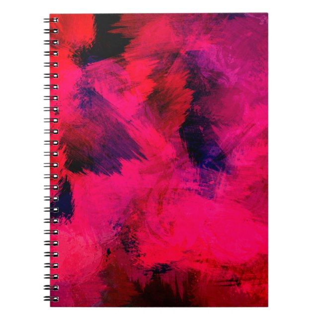Carnet Arrière - plan texture modèle rouge (Devant)
