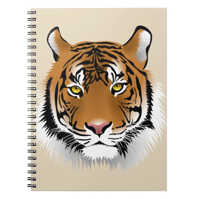 Carnet arrière - plan Tiger Animé (Devant)