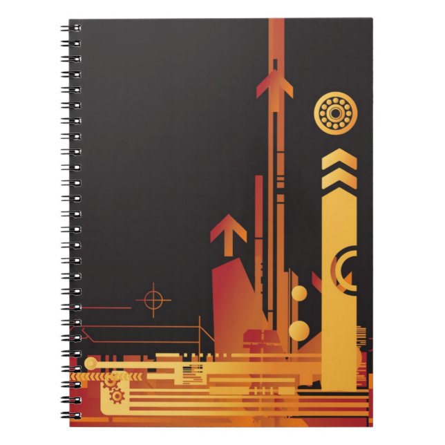 Carnet Arrière - plan tramé technique 2 (Devant)