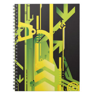 Carnet Arrière - plan tramé technique 4