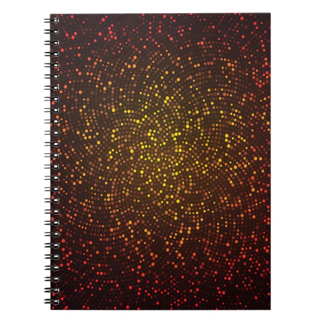 Carnet arrière - plan vintage Abstrait. Mosaïque éclatant (Devant)