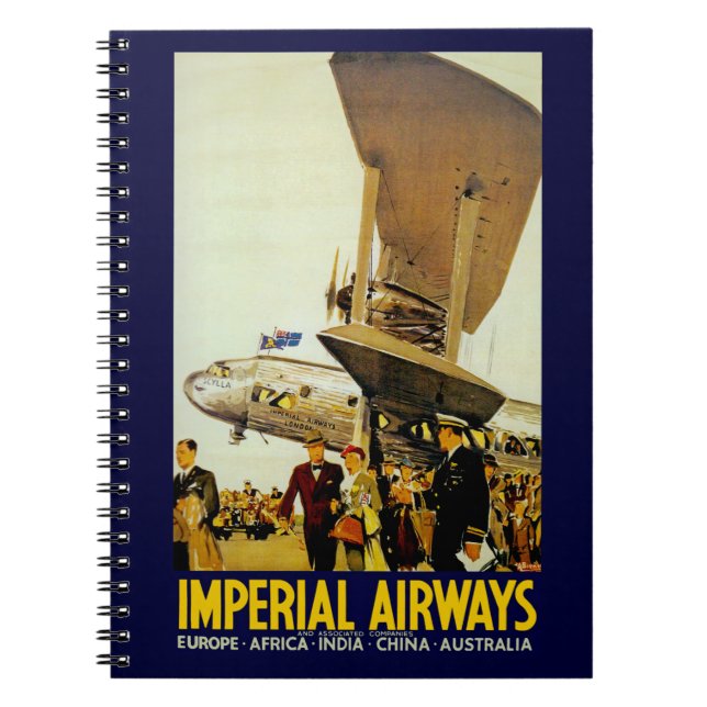 Carnet Arrivée d'Imperial Airways (Devant)