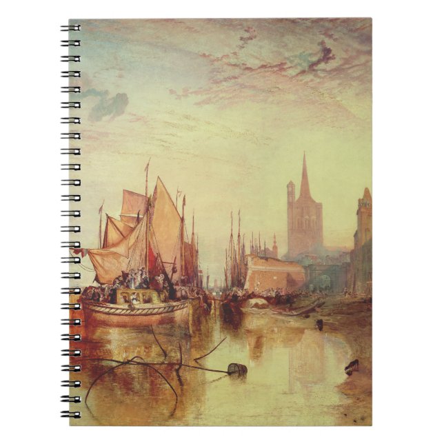 Carnet Arrivée d'un bateau à vapeur par Joseph Turner (Devant)