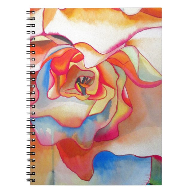 Carnet Art à l'aquarelle begonia de Fred Martin (Devant)